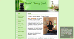Desktop Screenshot of naturaltherapystudio.co.uk